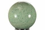 Chatoyant, Polished Amazonite Sphere - Madagascar #229769-1